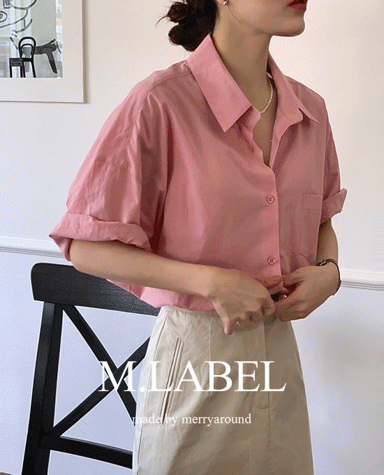 [M.LABEL] 썸머 하프 셔츠 (nb) 단독주문시 당일발송