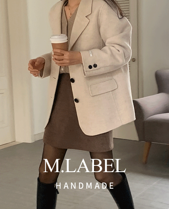 [hand made / wool 90%][M.LABEL] 모네 하프 (coat)단독주문시 당일발송