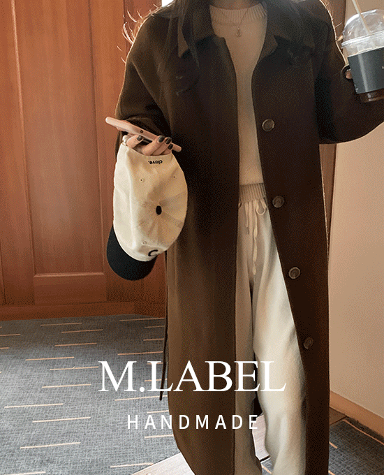 [hand made / wool 90%][M.LABEL] 메이비 히든 싱글 (coat)*뉴 컬러 추가 ♡단독주문시 당일발송