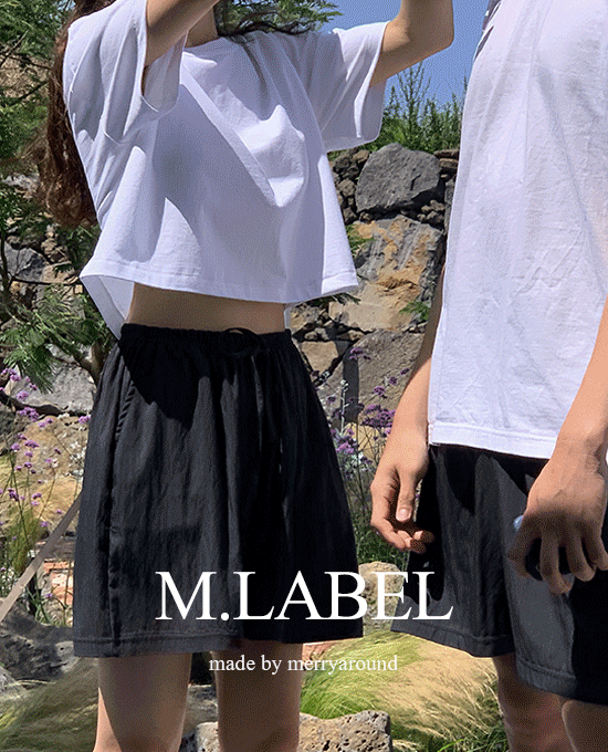 [COUPLE][M.LABEL] 썸머 이지 밴딩 (shorts)*뉴 컬러 추가 ♡W-차콜그레이 제외, 단독주문시 당일발송