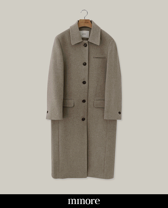 [mmore] sand single coat (merino wool 80%) * 베스트 상품 재진행
