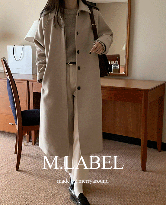 [M.LABEL] 뉴 메리 싱글 (coat)(울90%)* 베스트 상품 재진행