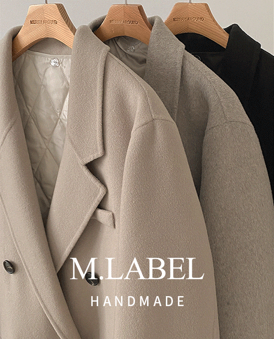 [hand made / wool 80%][M.LABEL] 라이크 더블 (coat)*뉴 컬러 추가 ♡ 단독주문시 당일발송