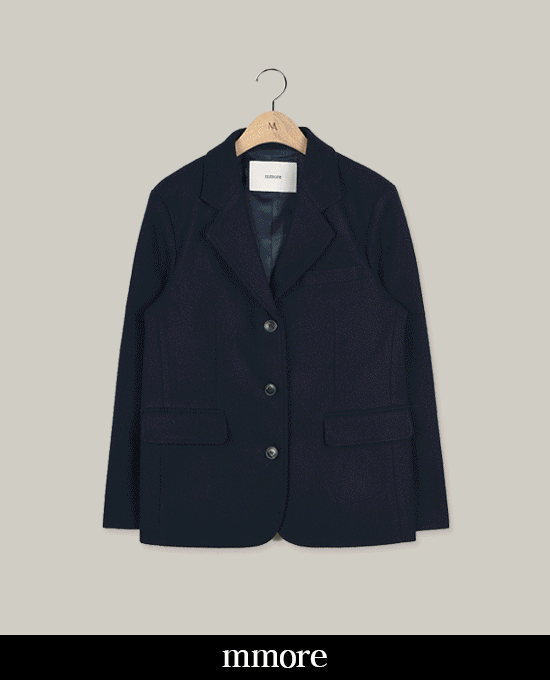 [mmore] bronze wool stitch jacket