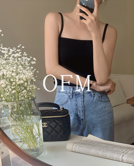 [당일발송][ofm] 쫀쫀 스퀘어 골지 (sleeveless)* 베스트 상품 재진행